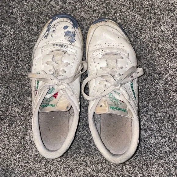 well worn reebok freestyle
